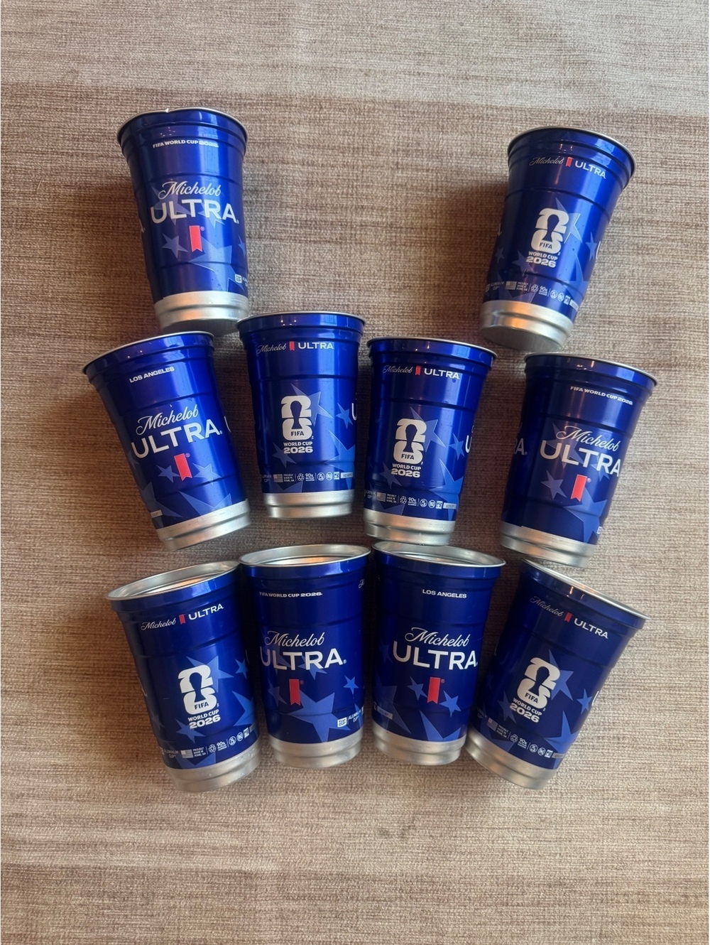 Michelob Ultra FIFA World Cup 2026 Collectible Aluminum Cups